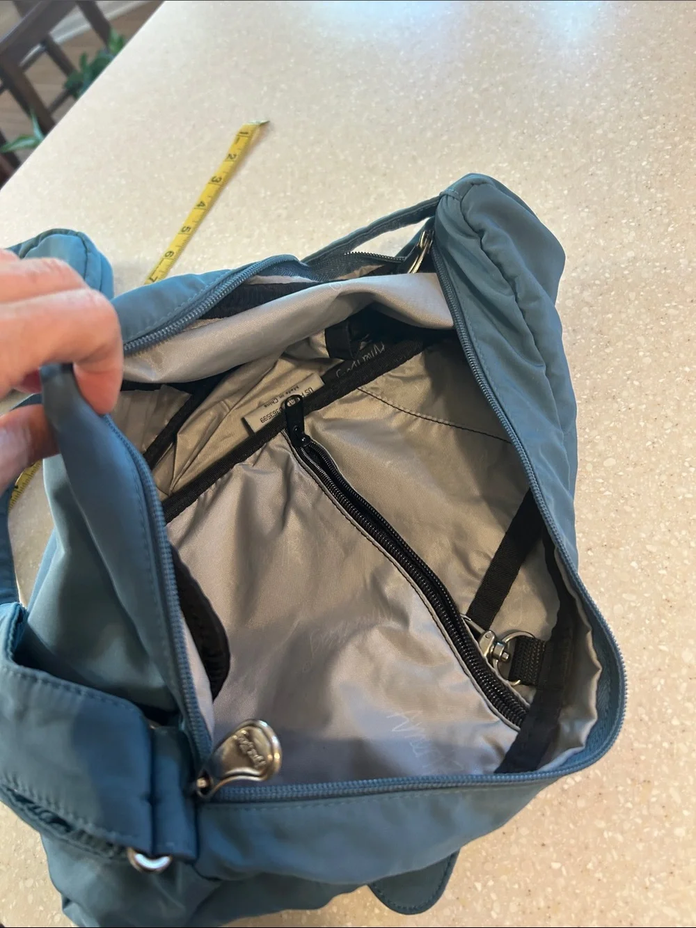 AmeriBag Healthy Back Bag and matching baglett blue - Picture 8 of 9